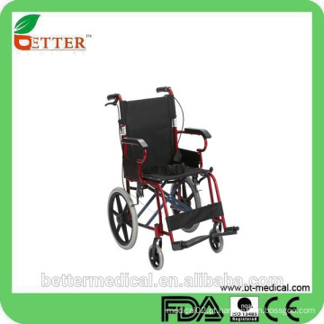 Assento em altura freio de alça de cadeira de rodas de alumínio incluído